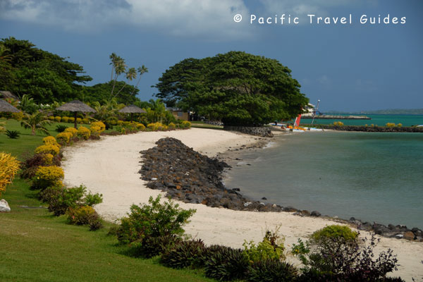 beach setting